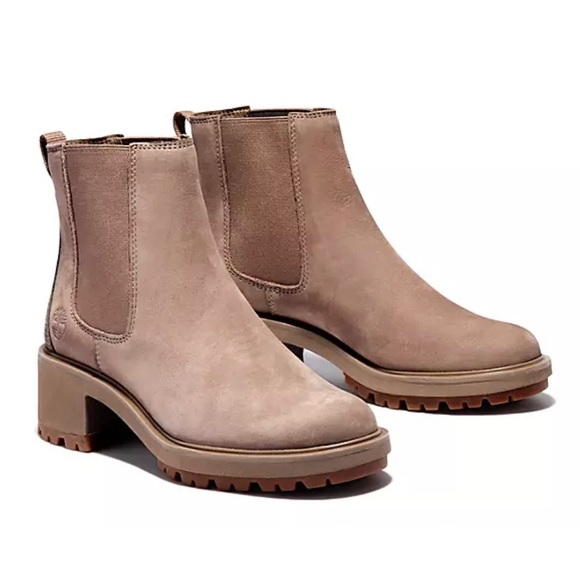 🆕 TIMBERLAND WOMENS KORI PARK CHELSEA BOOT - TAUPE - Picture 2 of 6